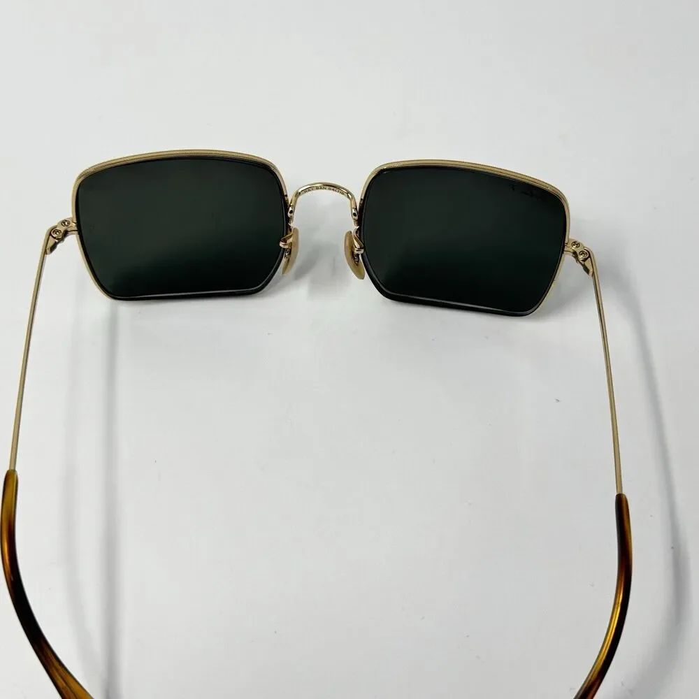 Ray-Ban RB1971 Square 9147/51 Gold Polarized Sunglass Frames 54-19-145